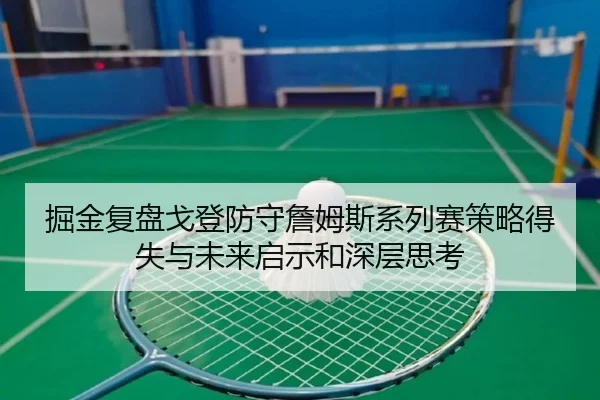 掘金复盘戈登防守詹姆斯系列赛策略得失与未来启示和深层思考（leyu）